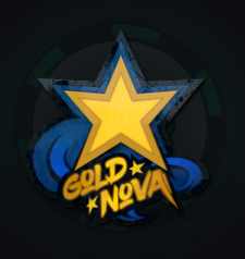 Gold Nova Sticker