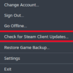 Check for Steam Client Updates