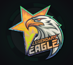 legendary eagle sticker